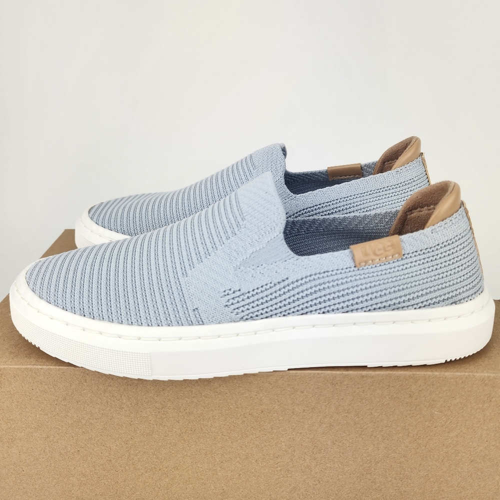 Ugg Alameda Sammy Shoes Silver Smoke Slip-on New in Box